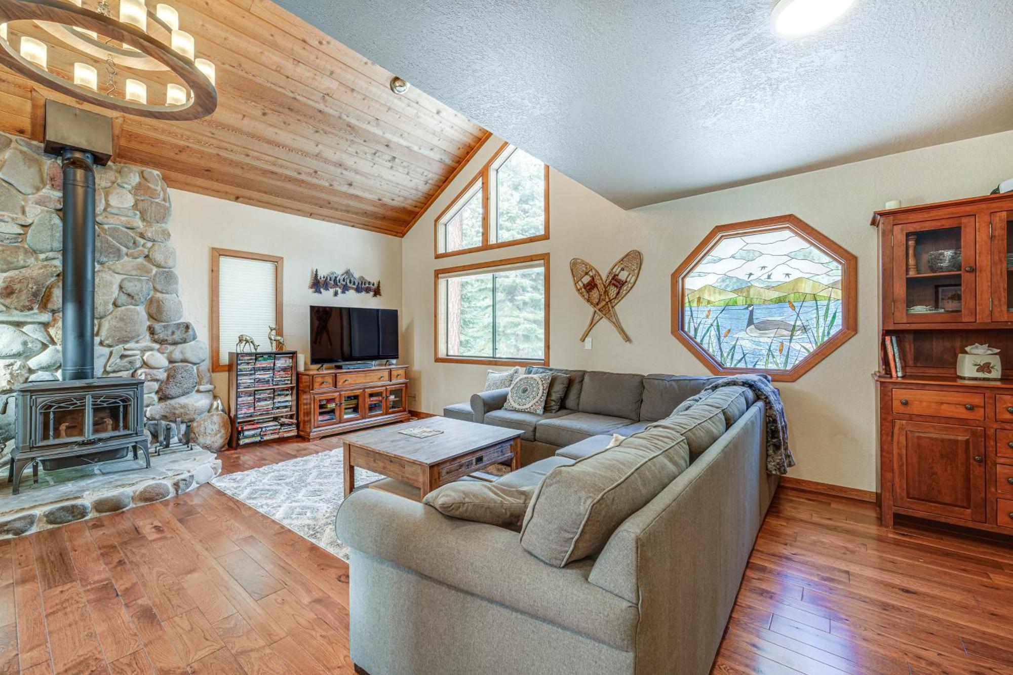 Family-Friendly Truckee Cabin In Tahoe Donner! Extérieur photo