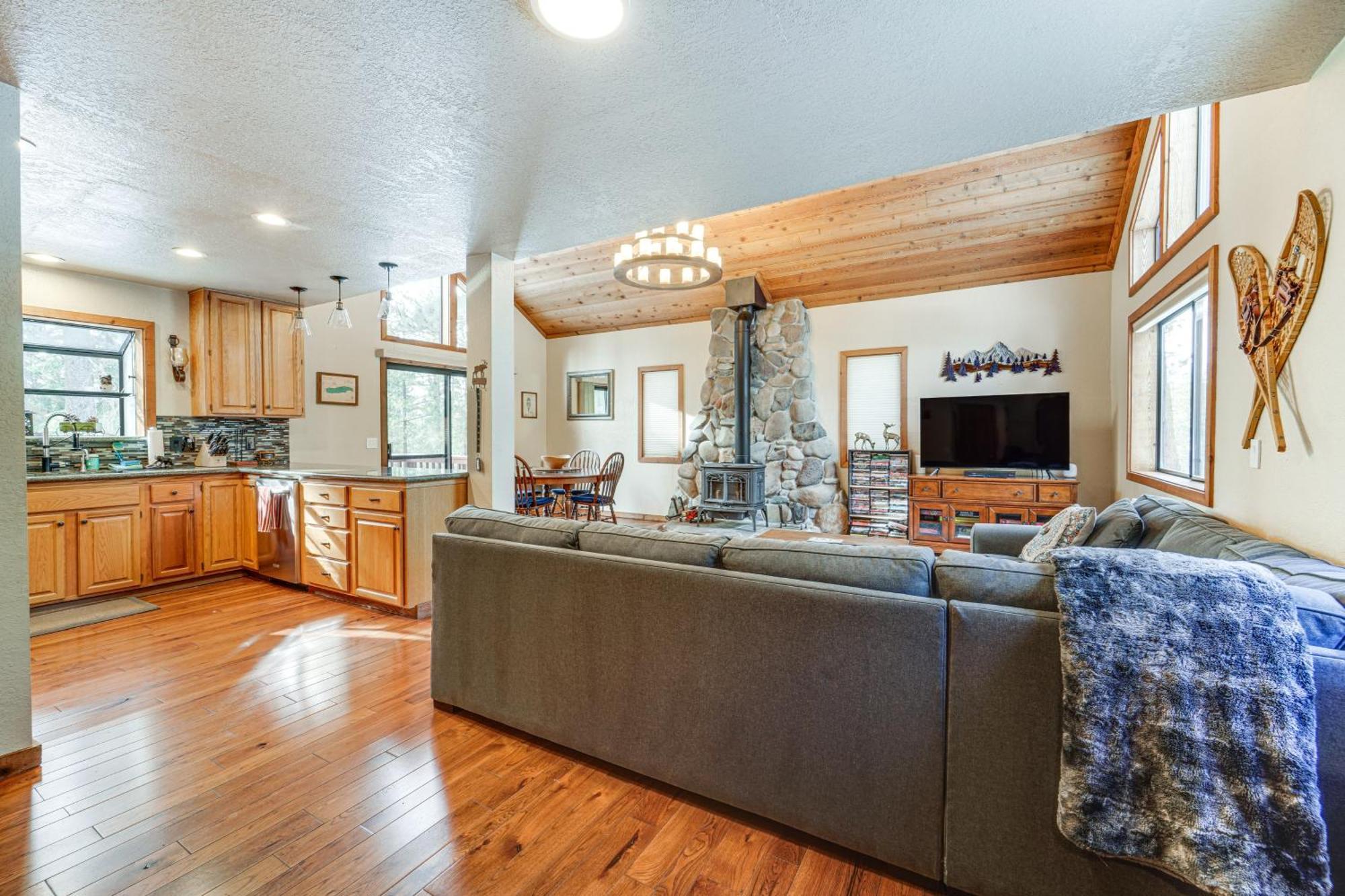 Family-Friendly Truckee Cabin In Tahoe Donner! Extérieur photo
